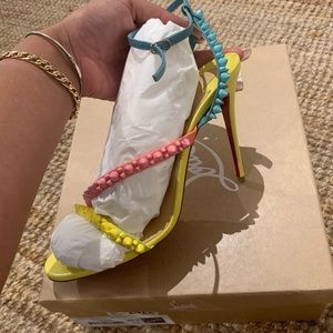 Christian Louboutin Mafaldina Spikes 100mm Nappa *BRAND NEW*